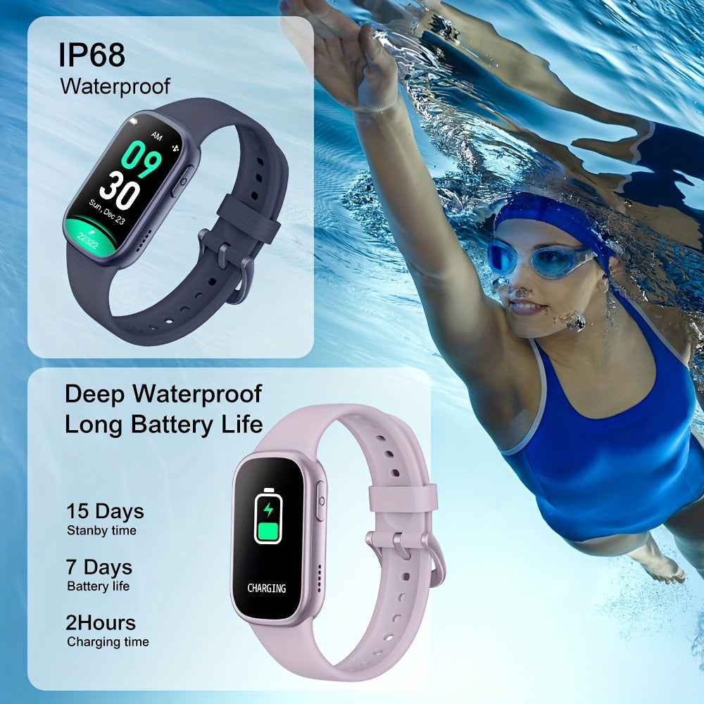 AquaFit Waterproof Smartwatch – Long Battery Life Fitness Tracker for Active Lifestyles