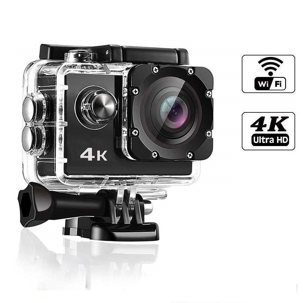4K Ultra HD Action Camera | Waterproof, WiFi-Enabled, 12MP
