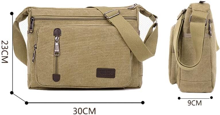 ClassicLine – Timeless Canvas Messenger Shoulder Bag
