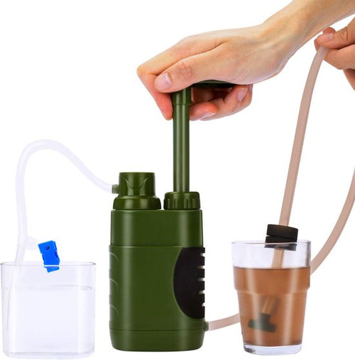 Portable Survival Water Filter – Filters 3000L, No Power Needed, Ideal for Camping & Emergencies