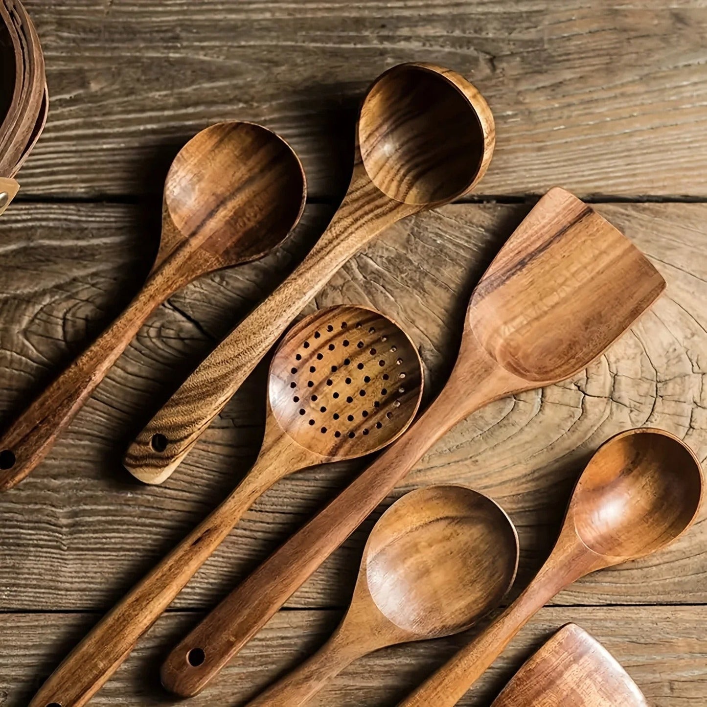 NordicWood Kitchen Utensil Set – Sustainable & Stylish Cooking Essentials for Every Kitchen