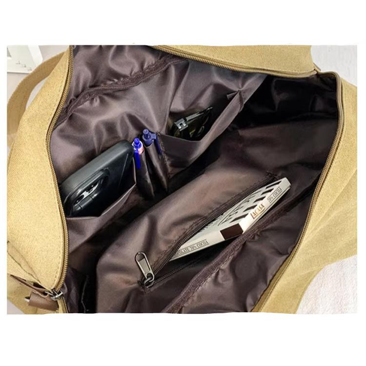 Max | Vintage Canvas Large Crossbody Messenger Travel Bag