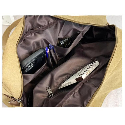 Max | Vintage Canvas Large Crossbody Messenger Travel Bag