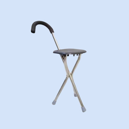 CrutchSeat Folding Stool for Crutch Users – Ergonomic, Lightweight & Portable Seating Support