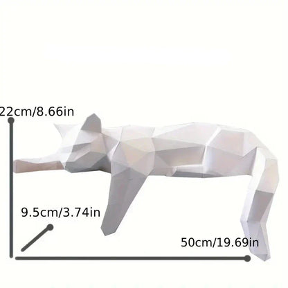 GeoCat – Abstract Cat Sculpture Modern & Elegant Home Décor