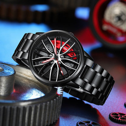 Elegant Racecar Watch – Unique Timepiece Inspired by Motorsport Precision