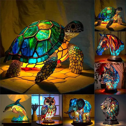 Contemporary Art-Inspired Design Lamp – Modern Handmade Ambient Light for Living Room & Bedroom