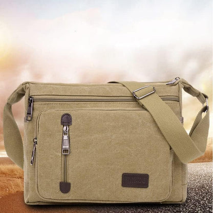ClassicLine – Timeless Canvas Messenger Shoulder Bag