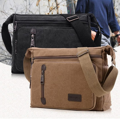 ClassicLine – Timeless Canvas Messenger Shoulder Bag