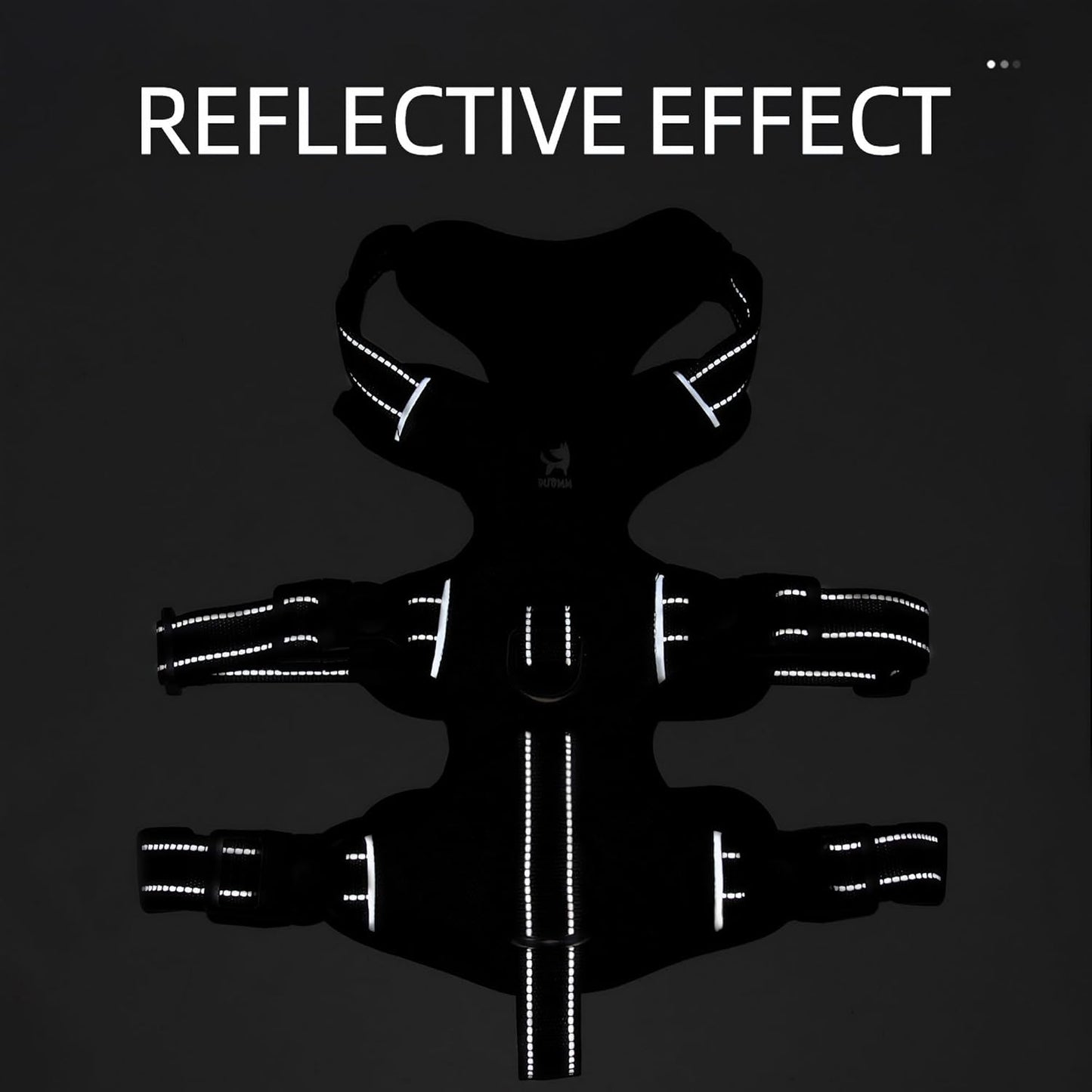 GripGuard Reflective No-Pull Dog Harness – Escape-Proof and Adjustable for Safe Walks