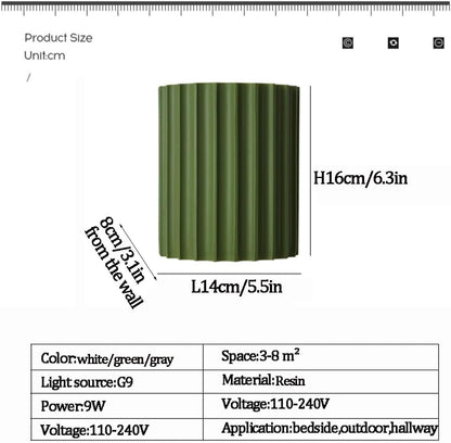 Minimalist LED Wall Light – Soft Glow Up & Down Accent Lighting for Indoor Spaces