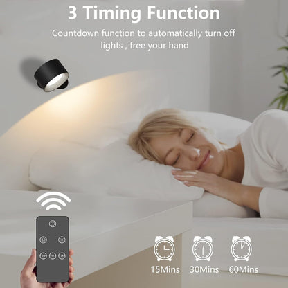 FlexiLamp – Wireless Rechargeable 360° LED Wall Light for Indoors & Outdoors