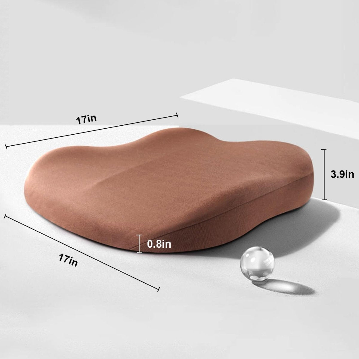 DriveUp Car Booster Cushion – Memory Foam Seat Riser for Extra Height & Driving Comfort