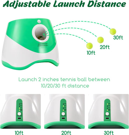 Automatic Dog Ball Launcher – 3 Distance Settings for Endless Fetch Fun