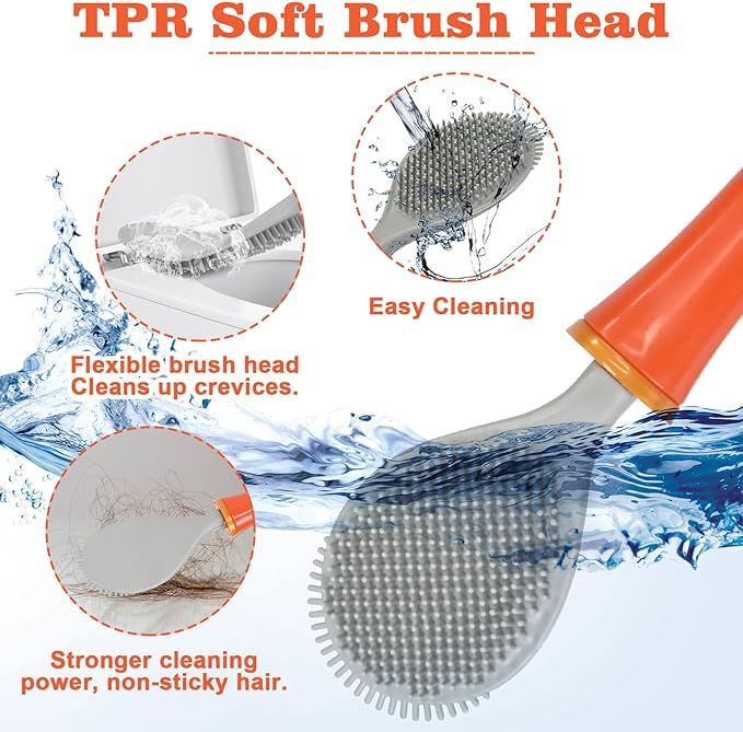 CleanGuard | Hygienic Toilet Brush with Wall Mount