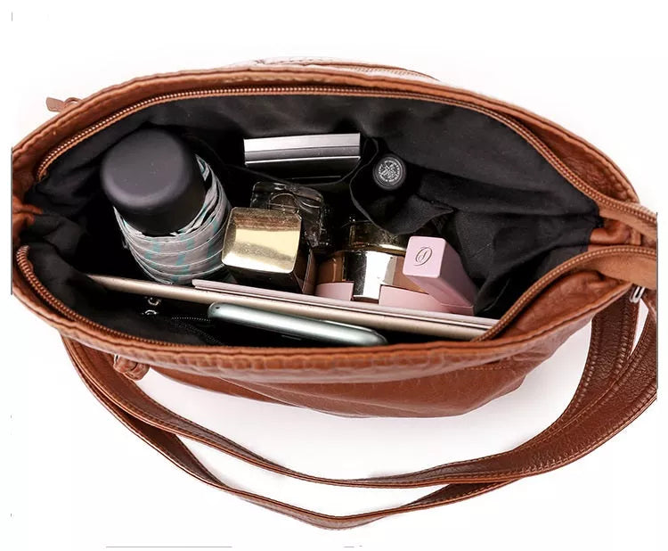 ElegantCraft – Genuine Leather Shoulder Bag for Women | Stylish, Durable & Versatile Design