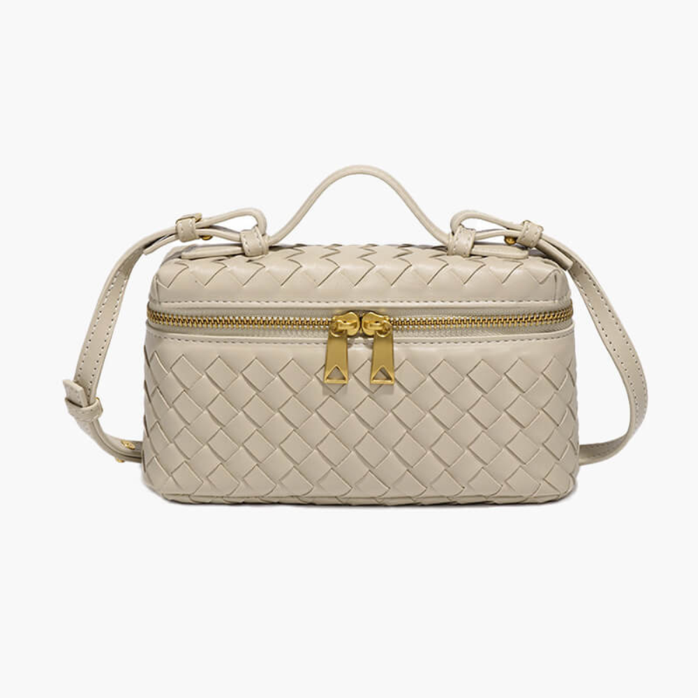 Yashna – Women’s Trendy Woven Crossbody Bag Compact & Chic Handbag