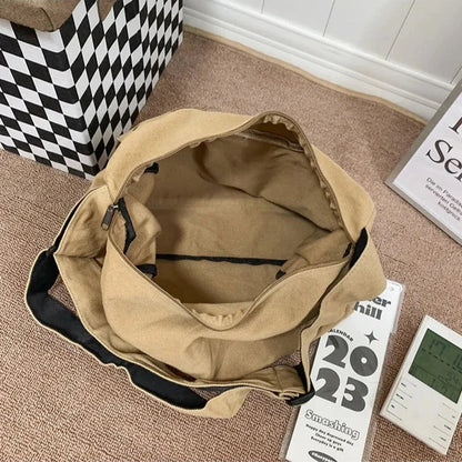 CrossStream – Stylish Canvas Messenger Shoulder Sling Bag for Everyday Use