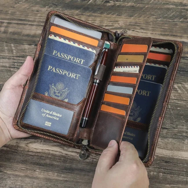 Bonny | Luxury Top Grain Leather Passport Holder | RFID Secure