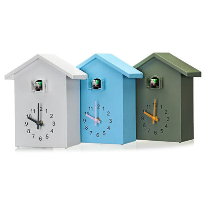 Modern Cuckoo Wall Clock – Elegant Minimalist Design with Hourly Cuckoo Sound