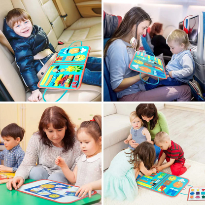WonderBook Educational Quiet Book – Montessori-Inspired Learning for Toddlers & Young Children