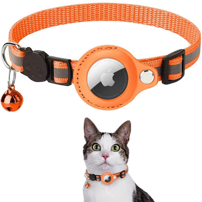 Milo Cat Collar with Safety Release – Reflective & AirTag Compatible