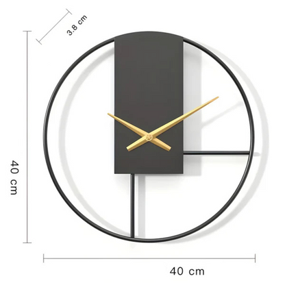 Aurum | Minimalist Silent Wall Clock – Stylish Large Decorative Timepiece
