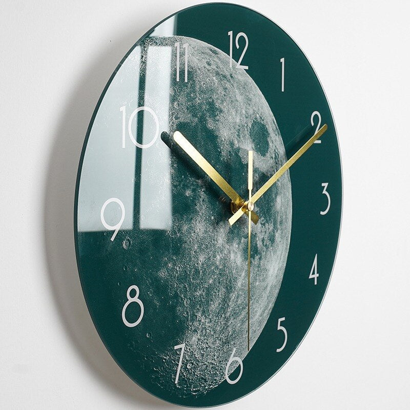 Elegant Glass Wall Clock – A Timeless Touch of Sophistication