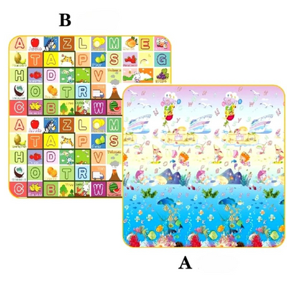 Baby Crawling Foldable Play Mat – Soft, Non-Toxic & Waterproof