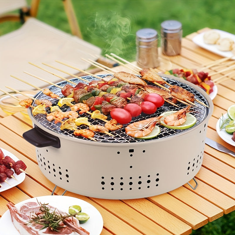 SmokeLess Electric Portable Grill – Smokeless Outdoor BBQ for Camping & Picnics