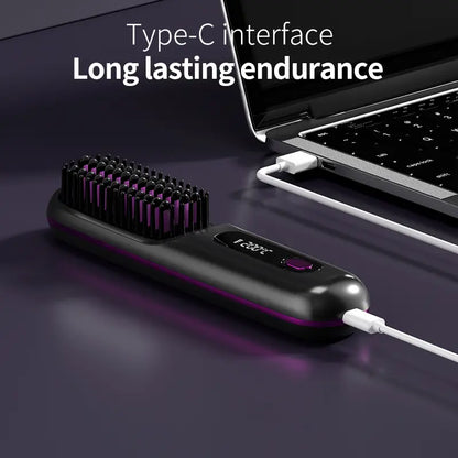 Portable Hair Styling Brush | Smooth & Healthy Hair Anytime, Anywhere