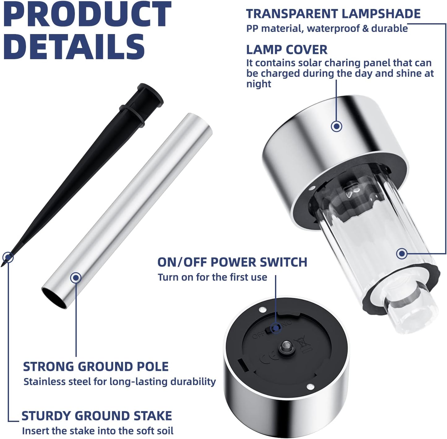 SolarGlow Outdoor Garden Lights – Waterproof Solar-Powered Pathway Lighting for Yard, Patio & Landscaping