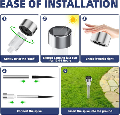 SolarGlow Outdoor Garden Lights – Waterproof Solar-Powered Pathway Lighting for Yard, Patio & Landscaping