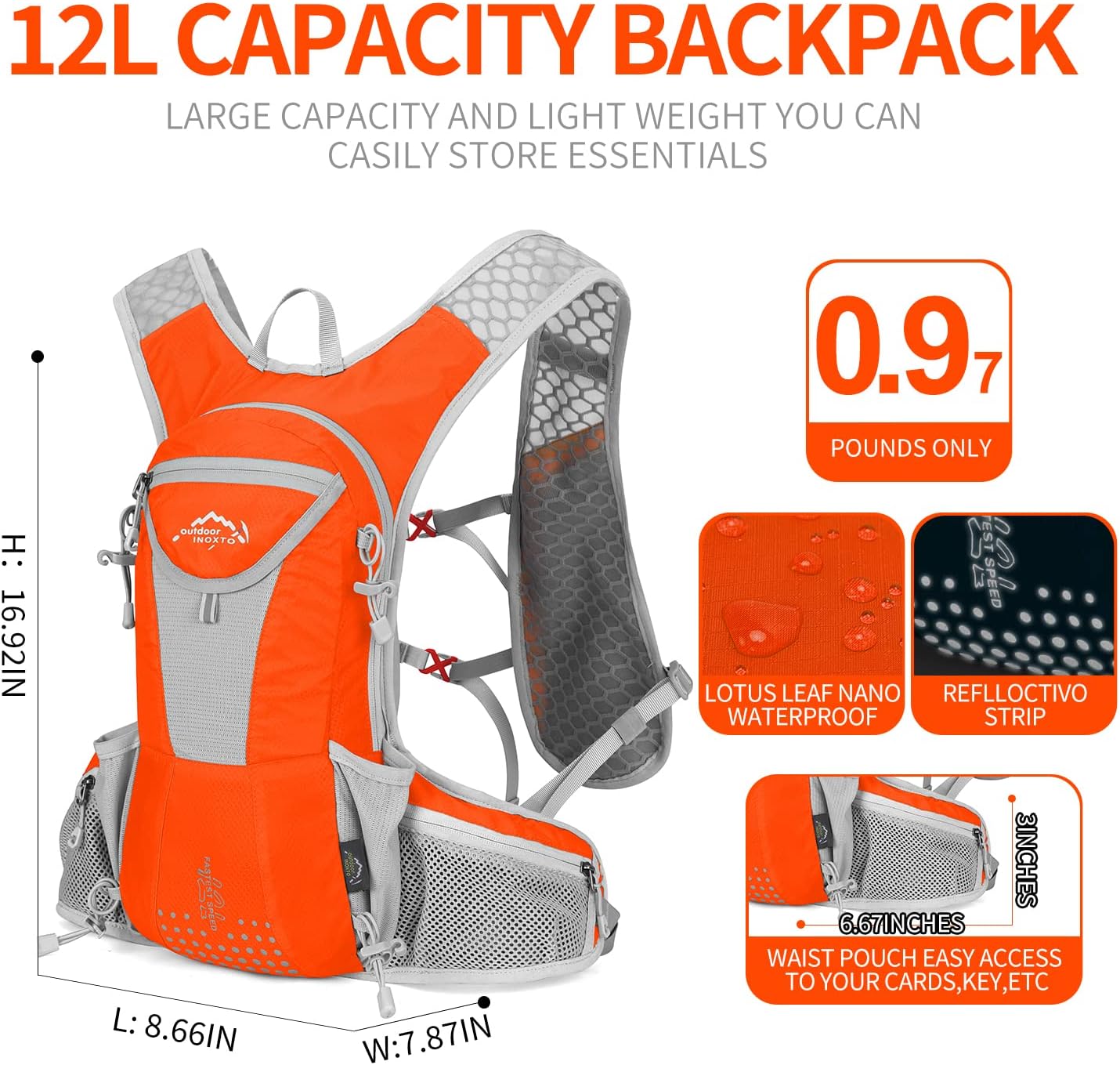 Parcel – Lightweight Waterproof Outdoor Backpack | Durable, Breathable & Adventure-Ready