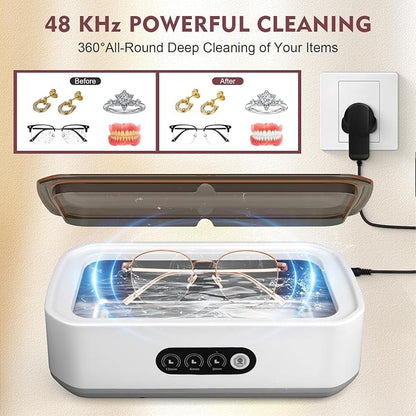 Zyniq Ultrasonic Cleaner – Fast & Effective Deep Cleaning for Jewellery, Glasses, Watches & More