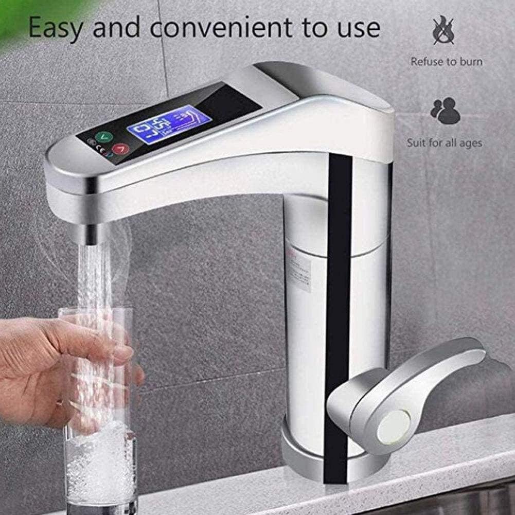 Electric Instant Hot Water Tap with Built-In Heater & LED Temperature Display – Kitchen & Bathroom