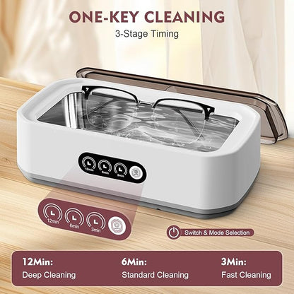 Zyniq Ultrasonic Cleaner – Fast & Effective Deep Cleaning for Jewellery, Glasses, Watches & More