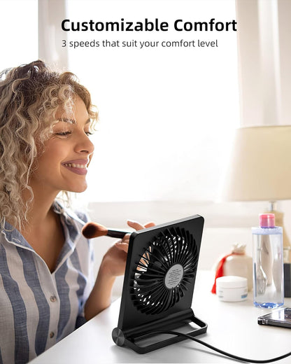 Starker Wind Ultra-Quiet Compact Desk Fan – Powerful & Silent Cooling