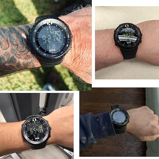 Henry Waterproof Men’s Digital Sports Watch – Shockproof, Tactical & LED Backlit Outdoor Timepiece