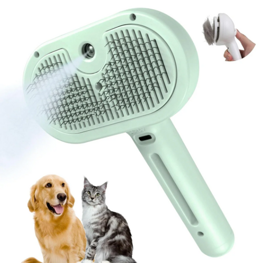 PawMist – Mist-Infused Massage Brush for Pets | Gentle Grooming & Cooling Care for Cats and Dogs