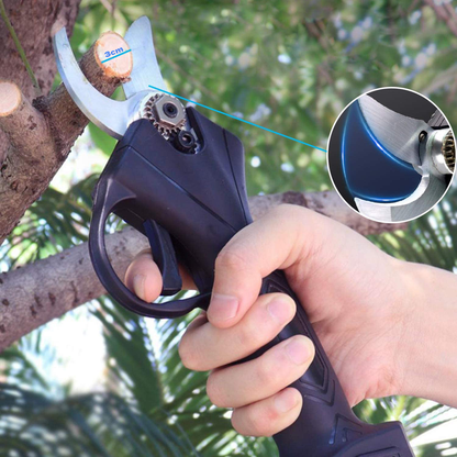 Electric Pruning Shears – 21V Cordless Garden Cutter with Precision Steel Blades