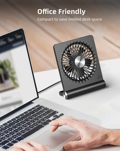 Starker Wind Ultra-Quiet Compact Desk Fan – Powerful & Silent Cooling
