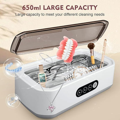 Zyniq Ultrasonic Cleaner – Fast & Effective Deep Cleaning for Jewellery, Glasses, Watches & More