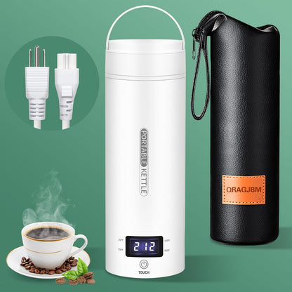 Portable Electric Travel Kettle | Compact Stainless Steel Smart Kettle with LCD
