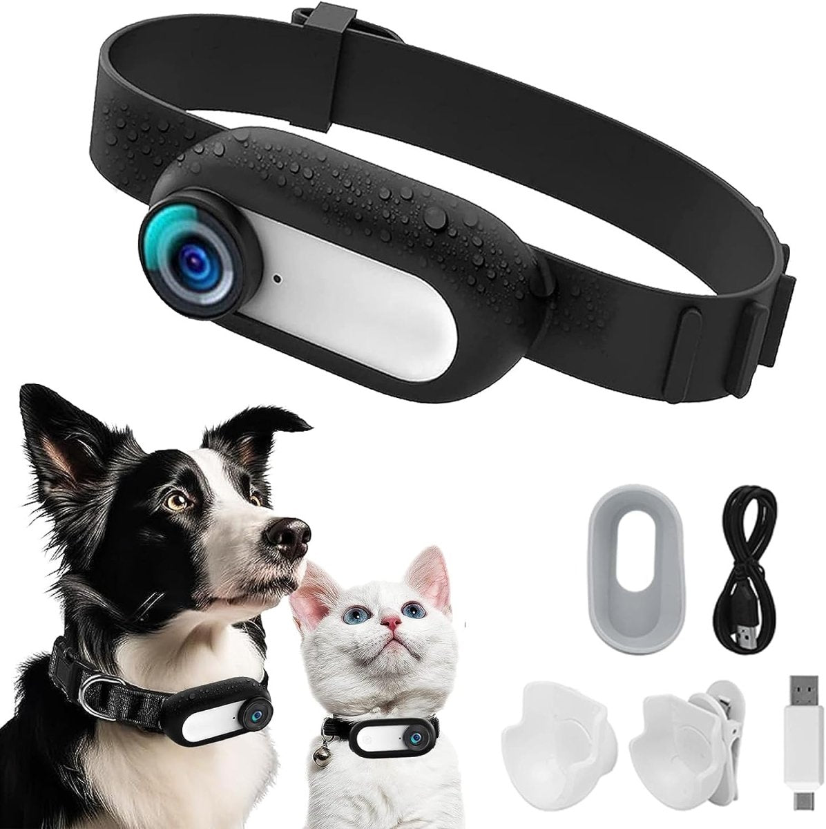 PetCam Collar Camera – HD Mini Recorder for Dogs & Cats