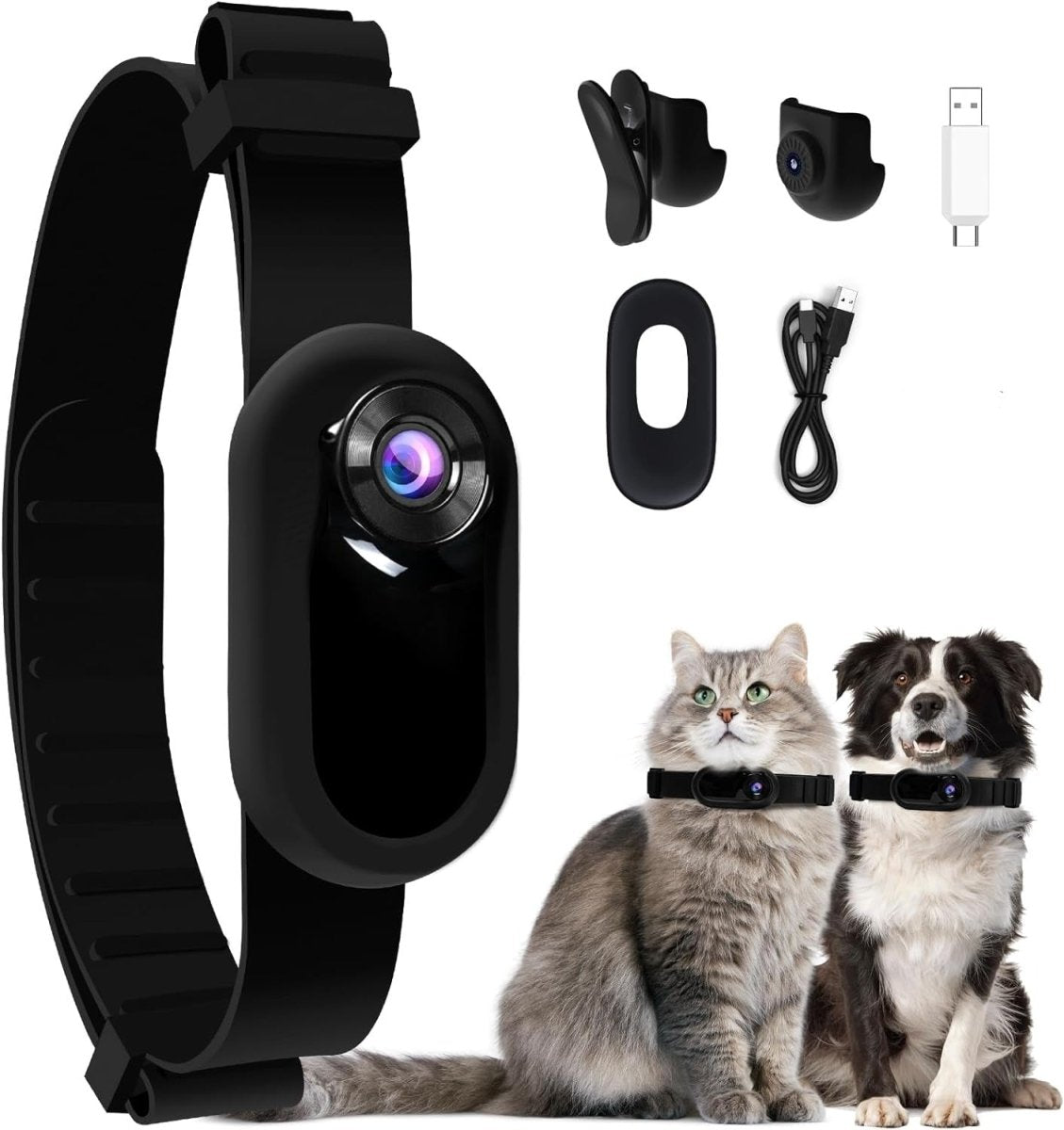PetCam Collar Camera – HD Mini Recorder for Dogs & Cats