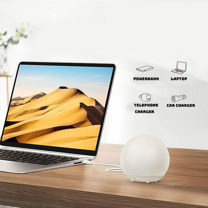 Breastfeeding Night Light | Soft BPA-Free Silicone Touch Lamp with Eye-Friendly Stepless Dimmer