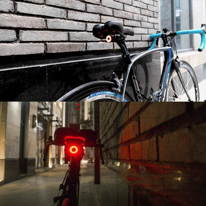 Smart Bike Tail Light – Ultra-Intelligent Brake Light with USB Rechargeable Battery & Waterproof Design