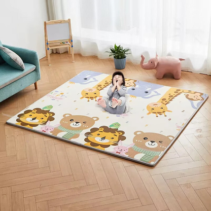 Baby Crawling Foldable Play Mat – Soft, Non-Toxic & Waterproof