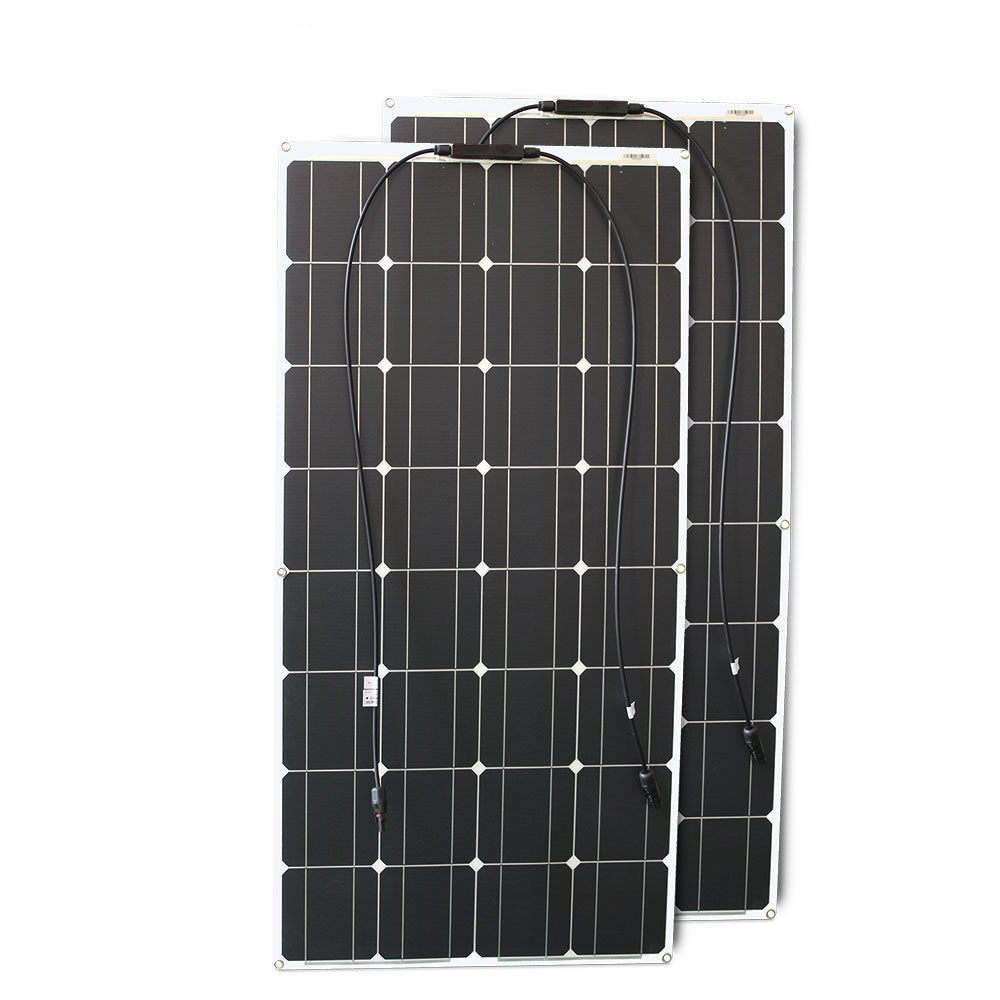 SunTech Solar Panel Kit | 100-300W Waterproof Monocrystalline System for RV & Boat – Complete Installation Set